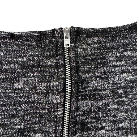 J. Crew Jaspe Wool Blend Sweater Tunic Marled Charcoal Gray Size XS - Picture 6 of 8